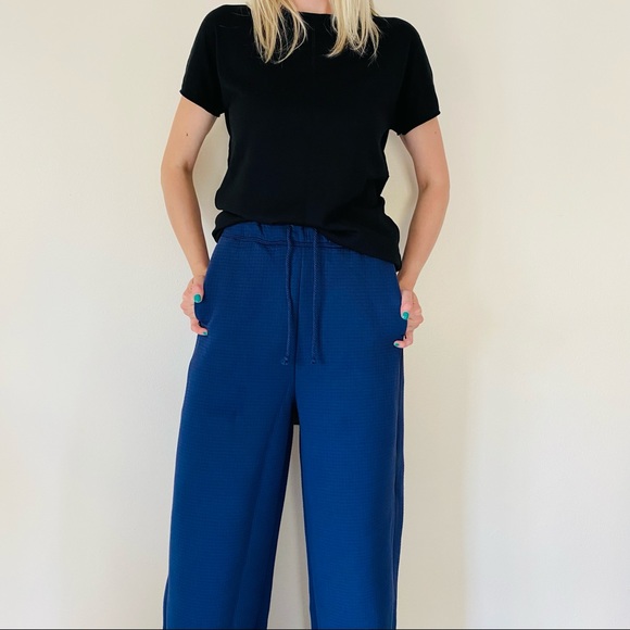 New Nike navy loose fit wide leg pants - Picture 4 of 9